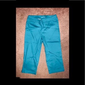 Teal Capri Pants